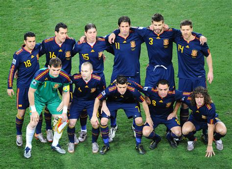spanische fußballnationalmannschaft spieler 2010